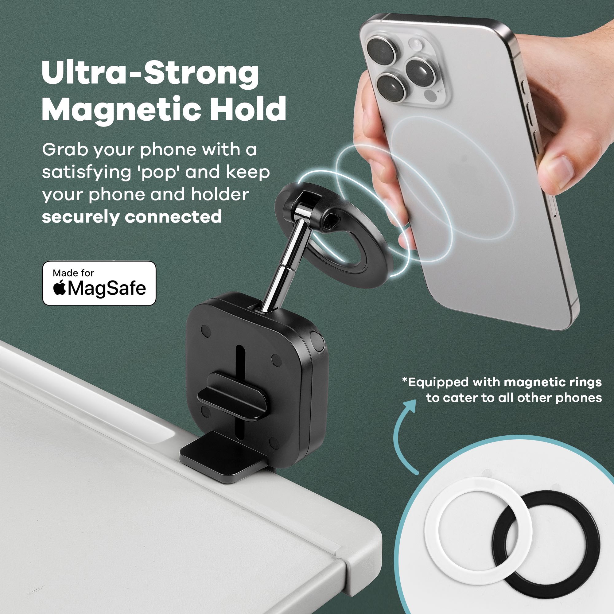 Clip&Go Magnetic Phone Holder - Image 5