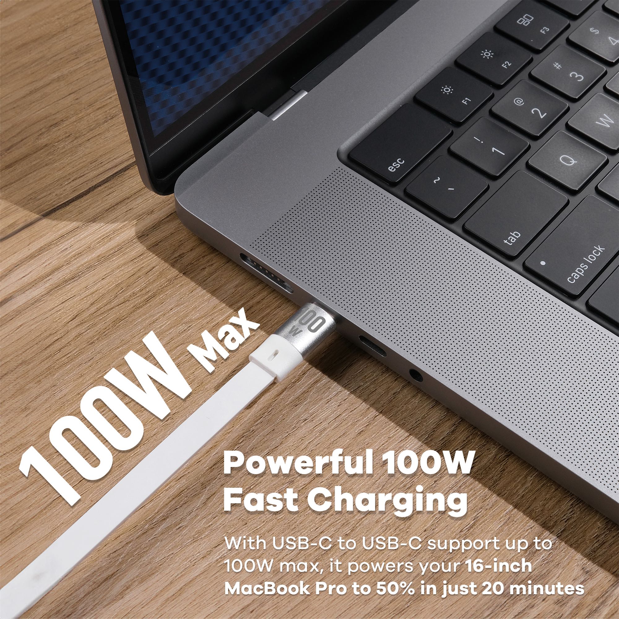 Fusion&Go 100W 3-In-1 Charging Cable - Image 5