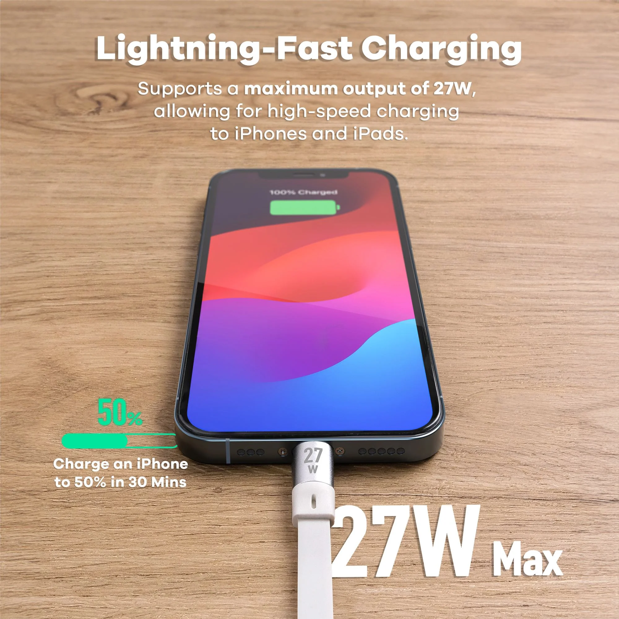Fusion&Go 100W 3-In-1 Charging Cable - Image 6